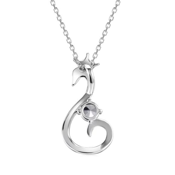 Certified 1/2ct. t.w. Diamond Swan Necklace - Picture 3 of 14